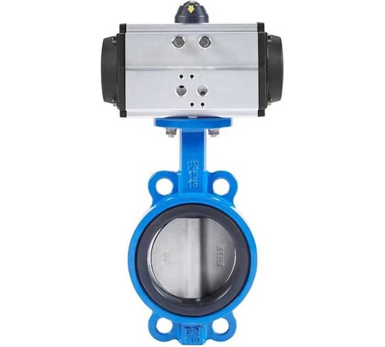 Изображение товара Затвор дисковый межфланцевый NEWKEY чугунный, DN 125 (5), PN16, с двухсторонним пневмоприводом AT92D NK-DZi125*AT92D