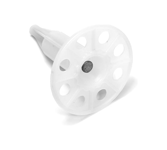 Изображение товара Тарельчатый дюбель гриб с кованым гвоздем для монтажных пистолетов FEDAST IN60-BP (200 шт/уп) FD60IN-BP