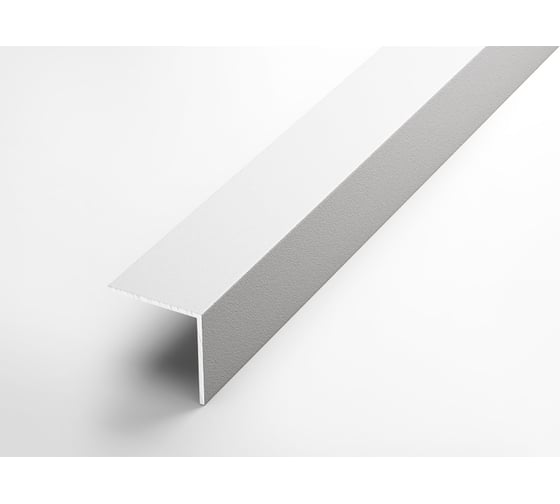 Изображение товара Декоративный угловой профиль ЛУКА алюминиевый, 25х25х1,2 мм, 2,7 м, 5 шт./уп. белый УТ000020818