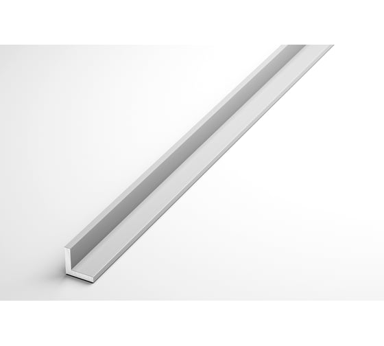 Изображение товара Угловой профиль ЛУКА алюминиевый, анодированный, 10х10х1 мм, 2,7 м, 5 шт, серебро УТ000030997
