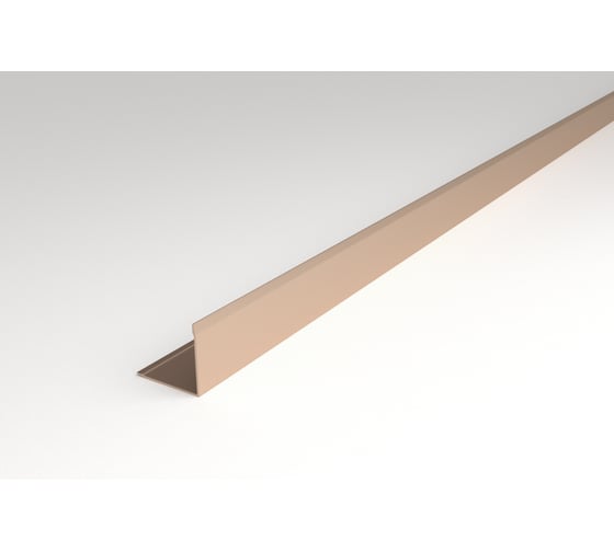 Изображение товара Угловой профиль ЛУКА алюминиевый, анодированный, 15х15х1 мм, 2,7 м, 5 шт./уп. шампань УТ000027594