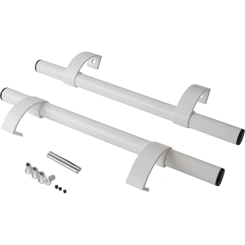 Изображение товара Дверная ручка офисная DORF РД-06 500 мм белая эмаль ALU