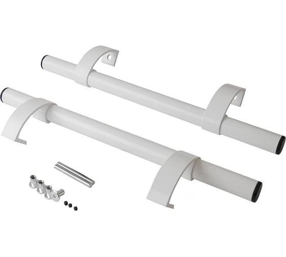 Изображение товара DORF Ручка офисная дверная, РД-06, длина 500мм, Белая, RAL 9016 (комплект) 35.30.50.9016