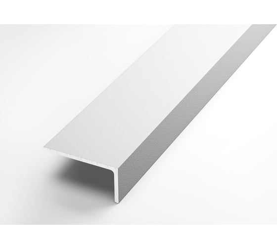 Изображение товара Декоративный угловой профиль ЛУКА алюминиевый, 40х20х2 мм, 2,7 м, 5 шт./уп. белый УТ000020866