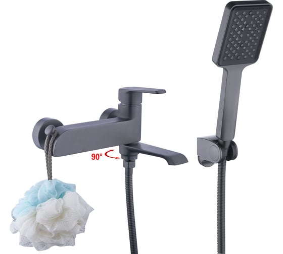 Изображение товара Смеситель ванно-душевой FASHUN излив поворотный, латунь A3292-17