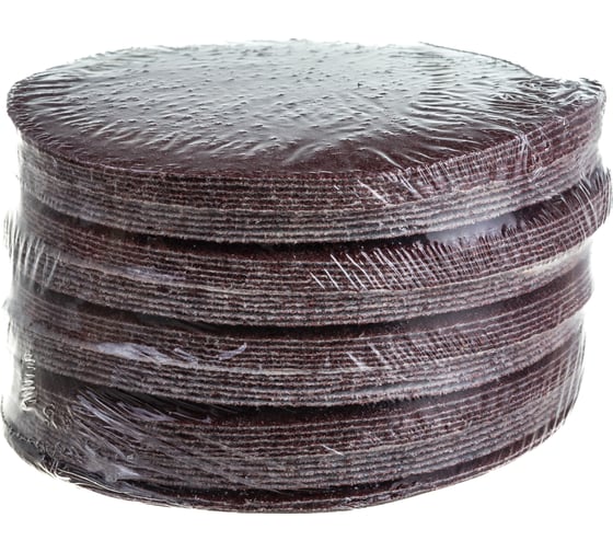 Изображение товара Круг шлифовальный на липучке (50 шт; 125 мм; P40; без отверстий) Orientcraft OCV125222P40