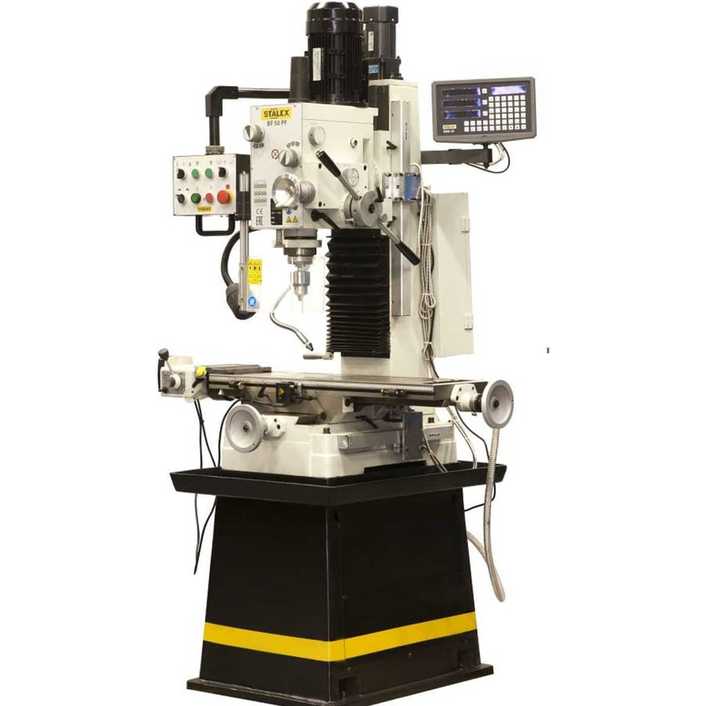 Изображение товара Станок фрезерно-сверлильный Stalex BF50PF, 1000х240 мм, X-autofeed, с УЦИ, 380В BF50PF/1
