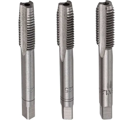 Изображение товара Метчик Scheppach M8x1,25 (к-т 3шт.) Sch-TAP8x1,25/к-т 3шт/(63094)