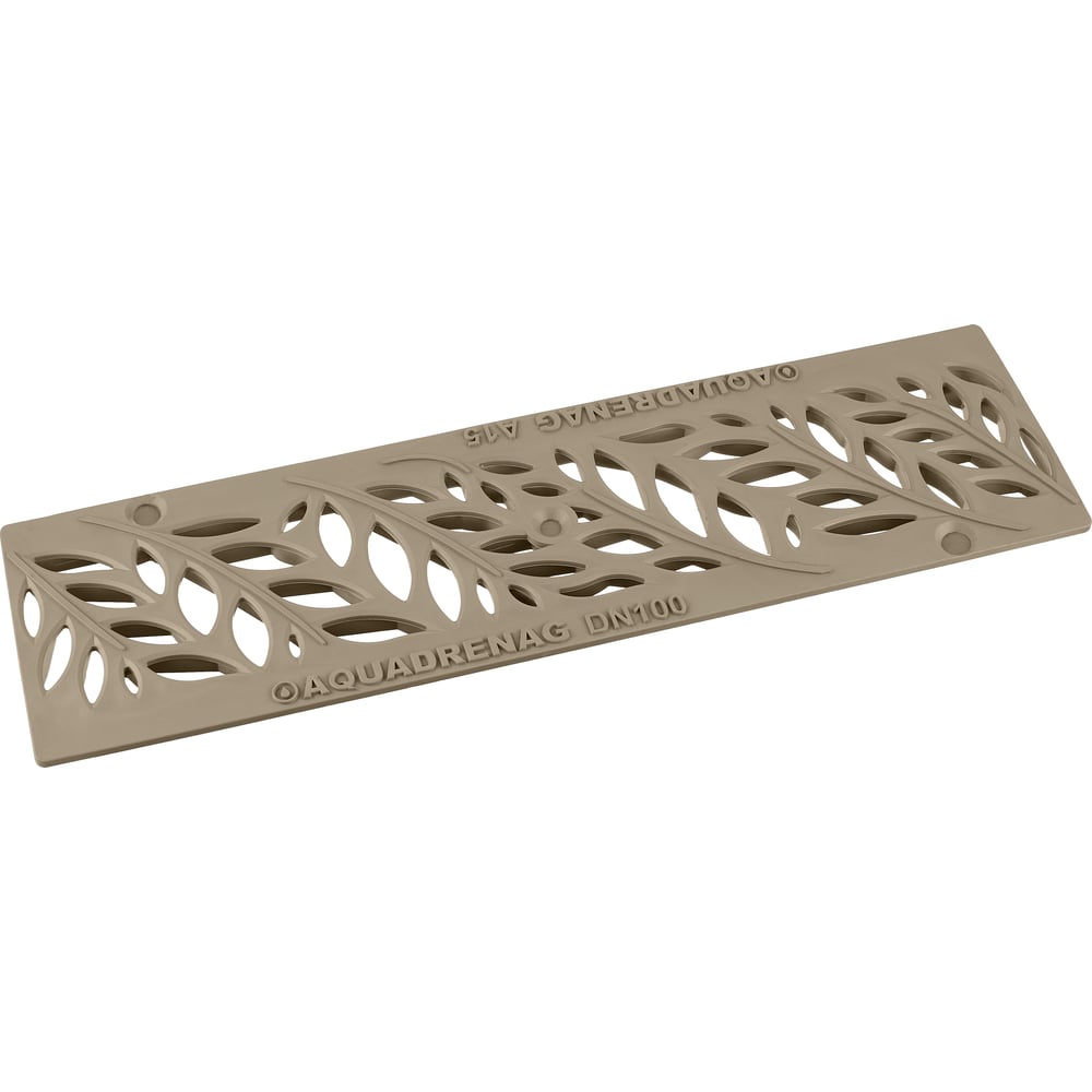 Изображение товара Пластиковая водоотводная решетка капучино AQD DN100 10 штук