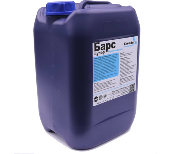 Изображение товара Средство для очистки термического и коптильного оборудования ХИМИТЭКС Барс Супер термокамерный 10 л БСУТР007/10ЛК