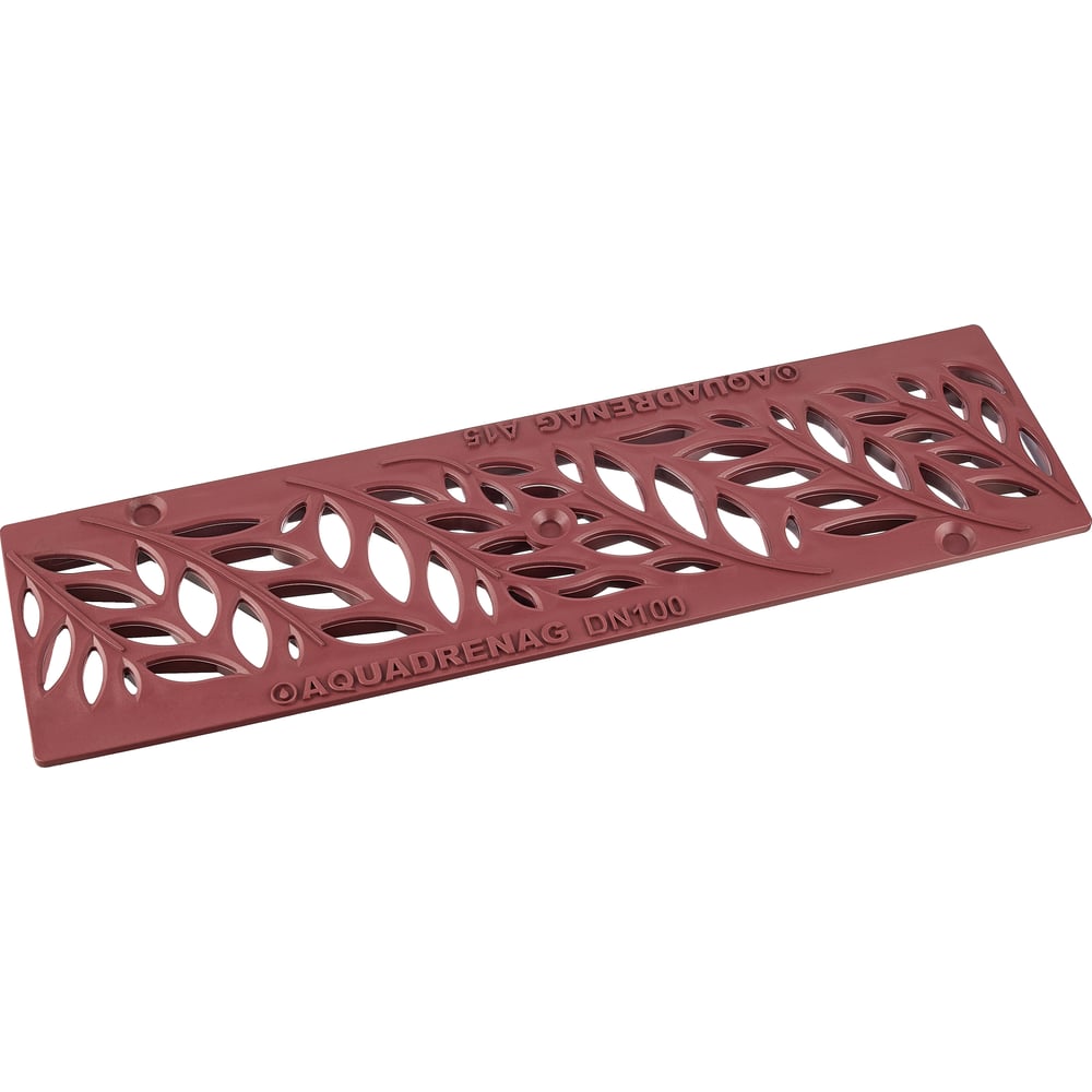 Изображение товара Решетка водоотводная пластиковая коричневая RAIN FOREST AQD DN100 2 шт