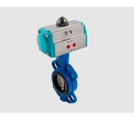 Изображение товара Затвор дисковый NEWKEY межфланцевый чугунный, DN50 (2), с односторонним пневмоприводом AT52S NK-DZi50*AT52S