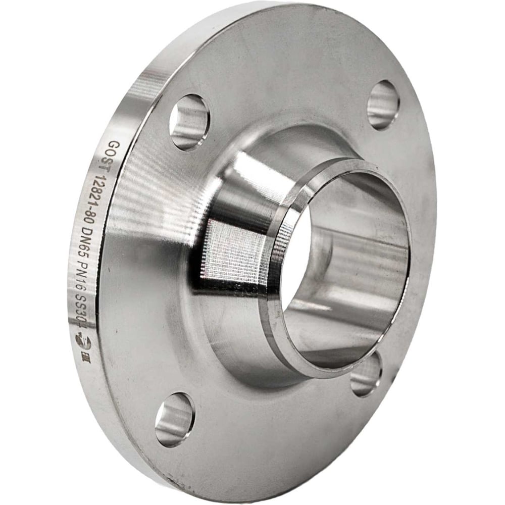 Изображение товара Фланец воротниковый NEWKEY из нержавеющей стали AISI 304 DN65 PN16