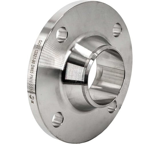 Изображение товара Фланец воротниковый NEWKEY нержавеющая сталь AISI304 DN65 (2_1/2) (76мм), (CF8), РN16 NK-FN65/4