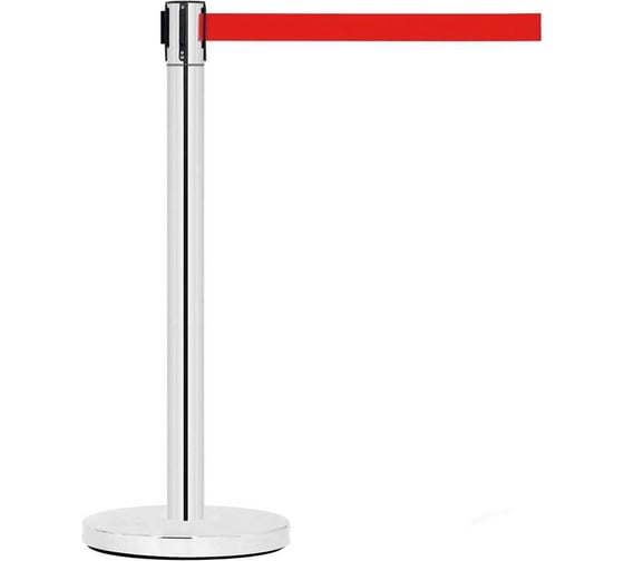 Изображение товара Мобильная стойка ограждения Turbosky МО-4 (серебряная, 2,9 метра) 784