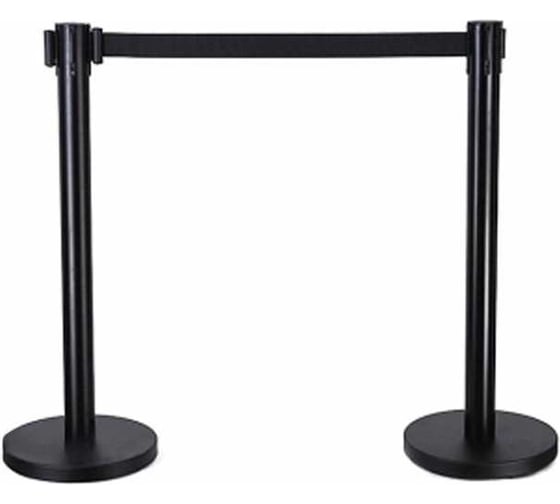 Изображение товара Мобильная стойка ограждения Turbosky МО-5 (чёрная, 2,9 метра) 783