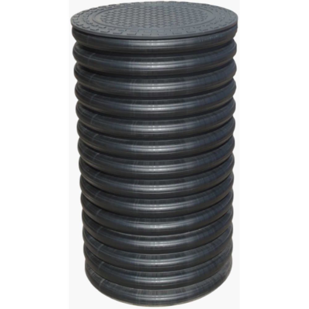 Изображение товара Колодец дренажный смотровой Агросток 565/500х3000 мм с дном и люком