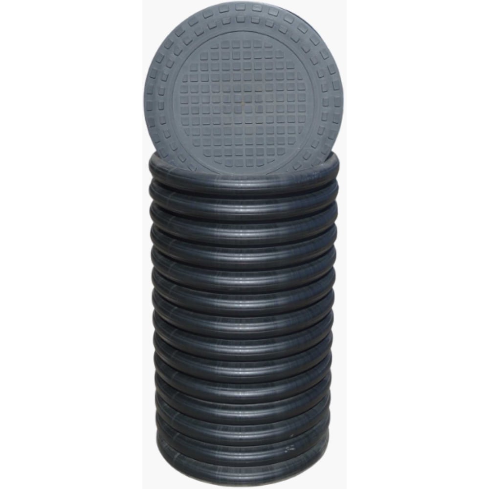 Изображение товара Дренажный смотровой колодец Агросток 565/500х500 мм с люком и дном