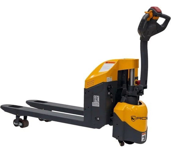 Изображение товара Электрическая гидравлическая тележка RohlaRhino ROHLA Rhino (2000 кг; 24В/105Ач) CBD20W-E105
