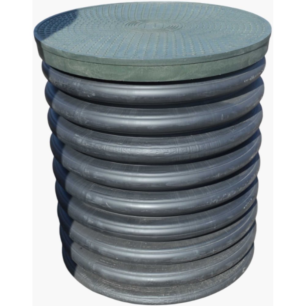 Изображение товара Дренажный смотровой колодец 923х800 мм с дном и люком Агросток 66752