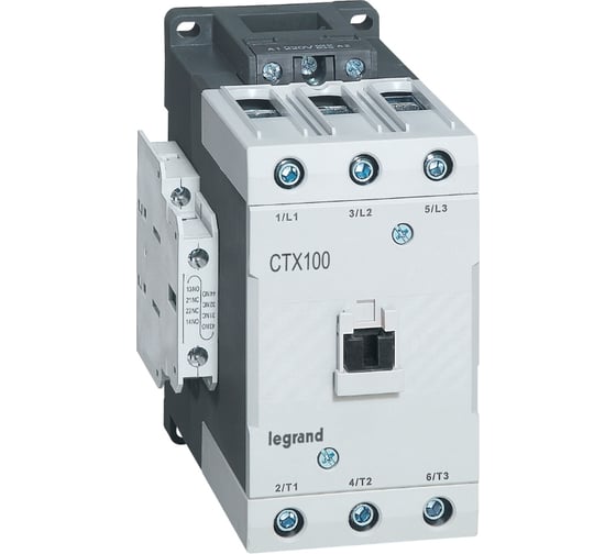 Изображение товара Контактор Legrand CTX³ 100 3P 100A (AC-3) 2но2нз ~415В 416229