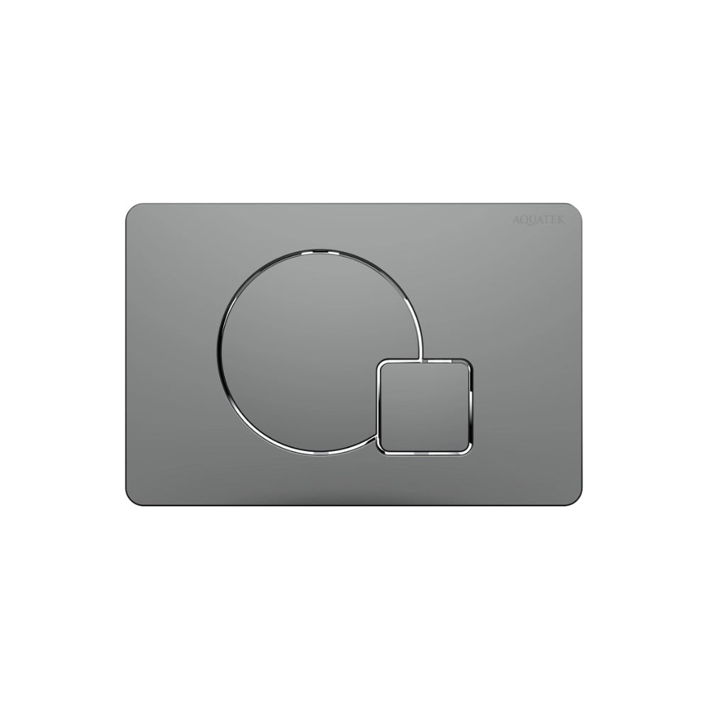 Изображение товара Панель смыва AQUATEK KDI-0000070(QC-1) из оружейной стали