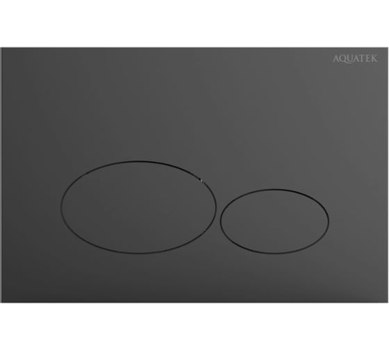 Изображение товара Панель смыва AQUATEK KDI-0000075(GLC-1) Оружейная сталь матовая (клавиши овальные) 00000147122