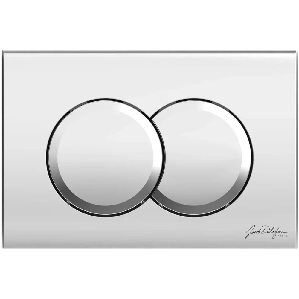 Изображение товара Панель смыва JACOB DELAFON E36496-CP с круглыми клавишами