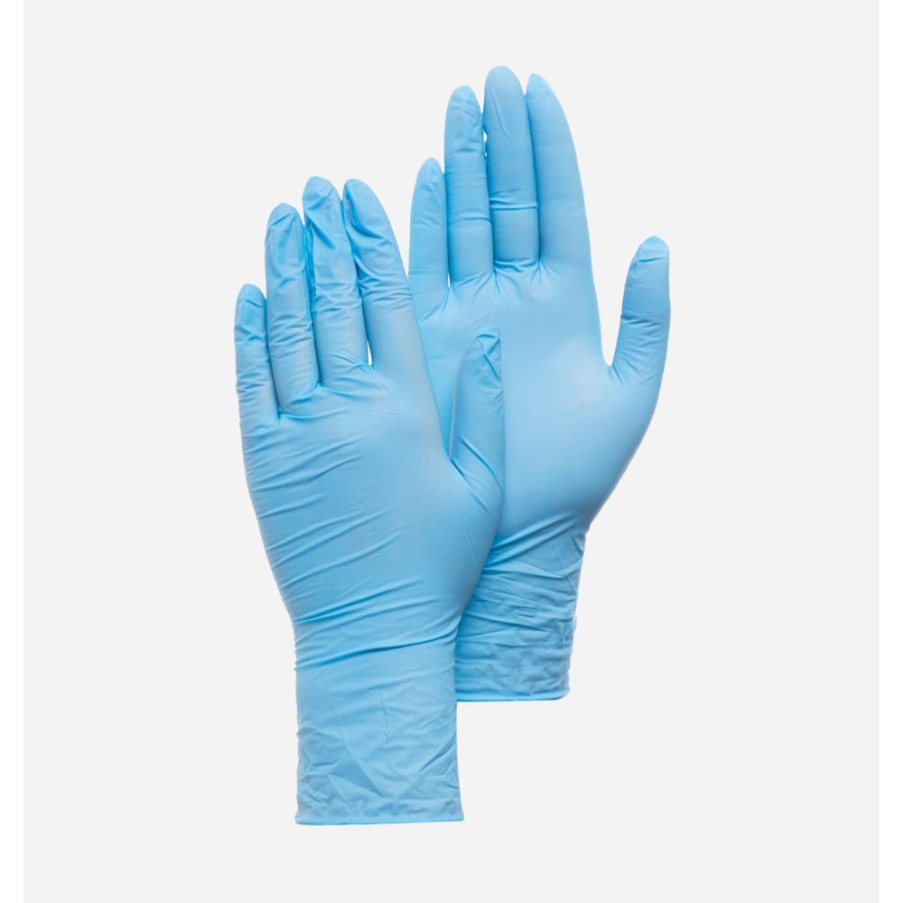Изображение товара Перчатки нитриловые неопудренные синие R2R XL (100 шт./уп.)