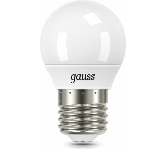 Изображение товара Лампа Gauss Шар 9.5W 950lm 6500K E27 LED 105102310