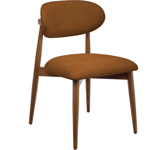 Изображение товара Стул BRADEX Lucas 3 терракотовый букле с ножками цвета орех RF 0799