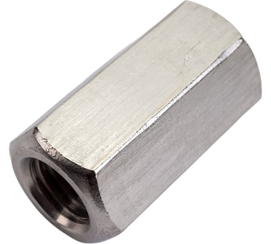 Изображение товара Гайка DINFIX DIN 6334, соединительная/удлиняющая, нерж. А2, М12 00-00001454