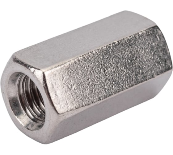 Изображение товара Гайка DINFIX DIN 6334, соединительная/удлиняющая, нерж. А2, М8, 10 шт. 00-00001453