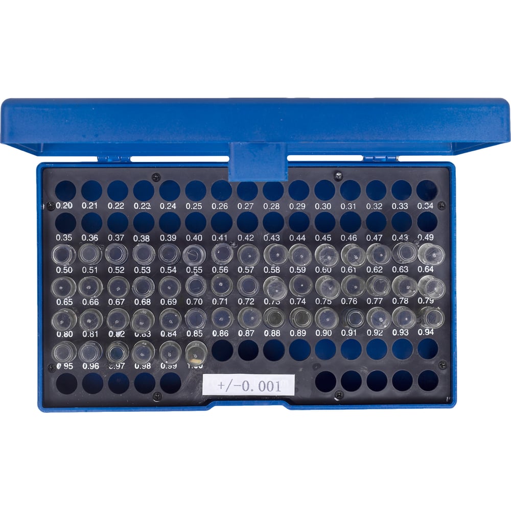 Изображение товара Набор гладких калибраторов ЧИЗ 51 шт 0.50-1.0 мм