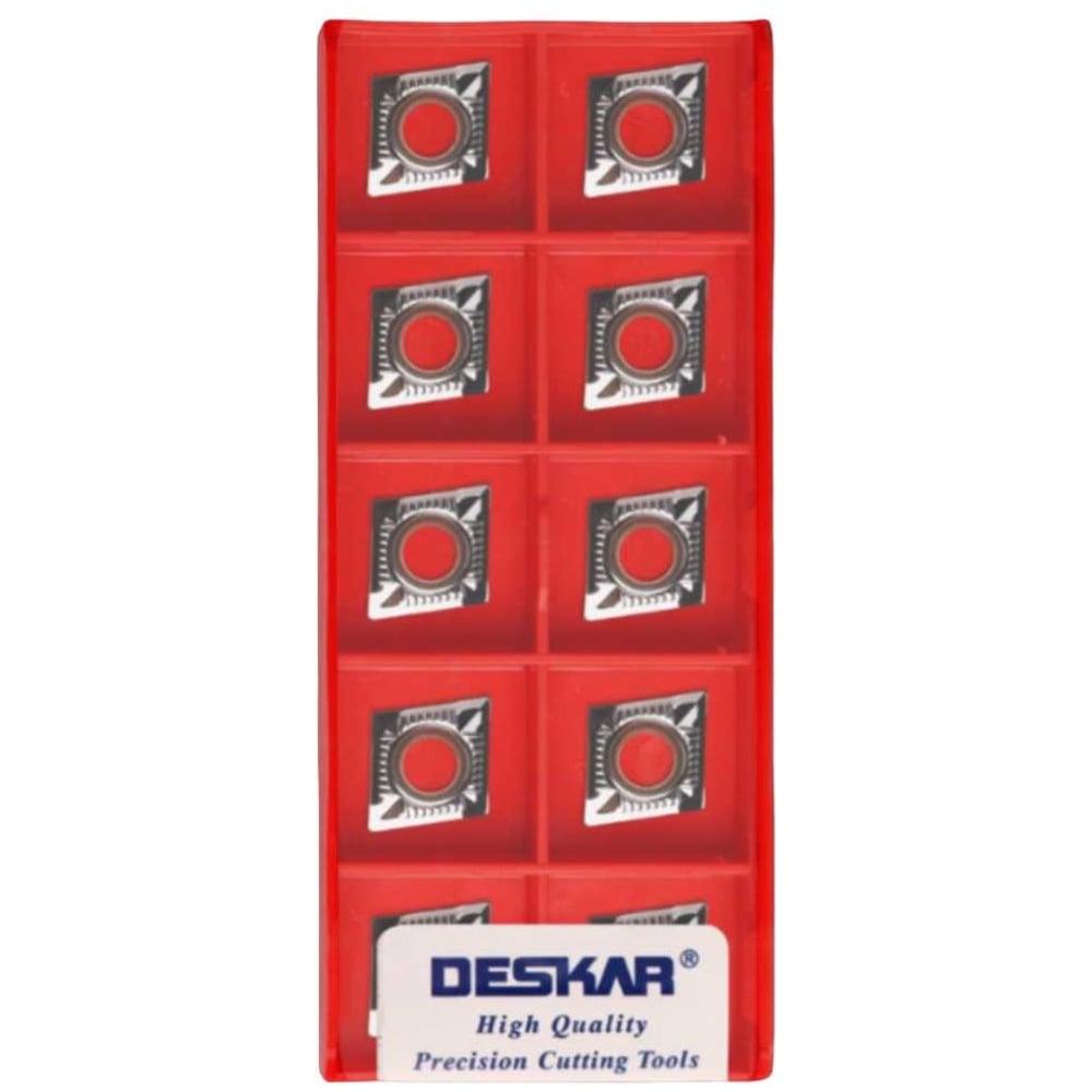 Изображение товара Пластина для точения DESKAR DCGT070204 AL K10 10 шт - инструмент для металлообработки