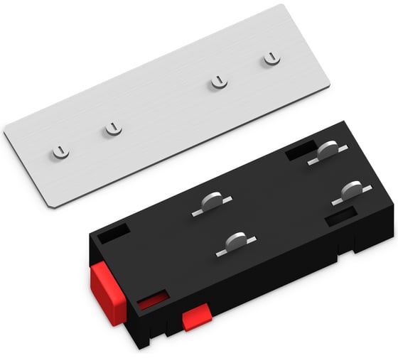 Изображение товара Коннектор питания прямой с соединителем для шинопровода Magnetic 220V Ambrella Light GL1106