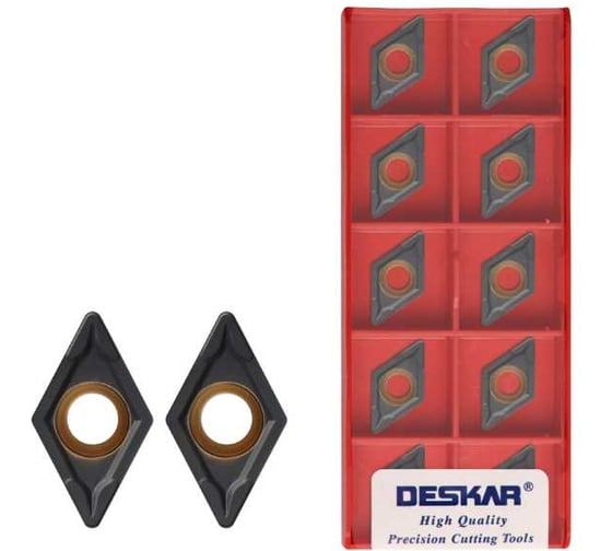 Изображение товара Пластина для точения DESKAR DCMT070204 MV LF3018 10 шт 00-00051985