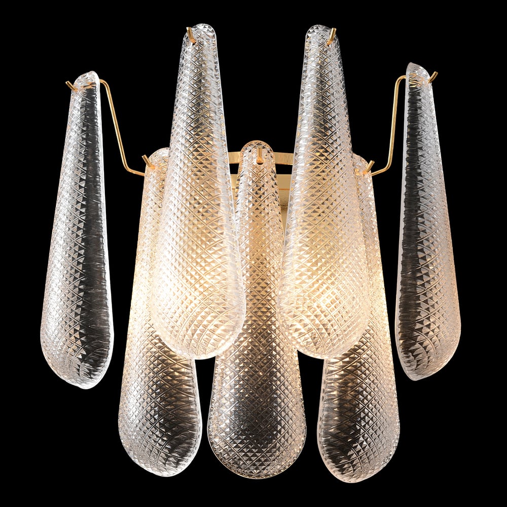 Изображение товара Бра Crystal lux FONTAIN AP2 GOLD современное настенное освещение стильное исполнение