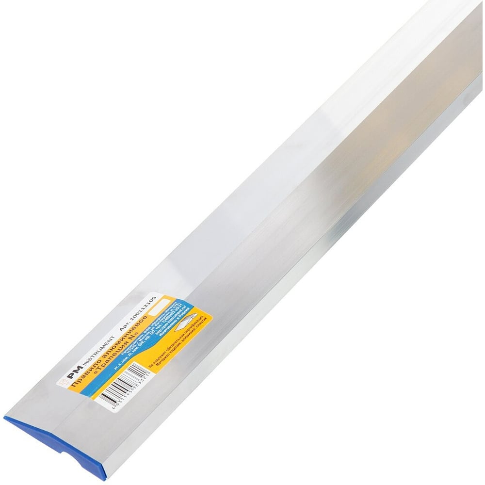 Изображение товара Строительный профиль BARTEX 1.5 м трапеция, алюминий, 2 ребра жесткости