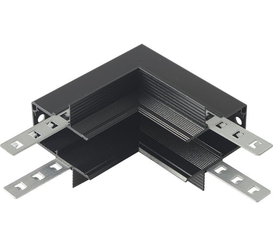 Изображение товара Внутренний соединитель Crystal lux угловой для встраиваемого магнитного шинопровода для ГКЛ 12.5 мм CLT 0.223 13 BL