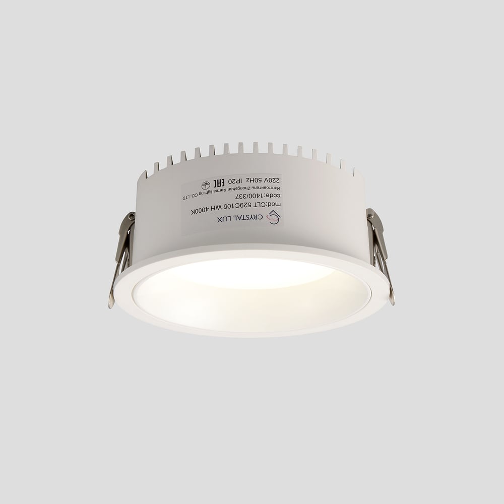 Изображение товара Встраиваемый светодиодный светильник Crystal lux CLT 529C105 WH 4000K