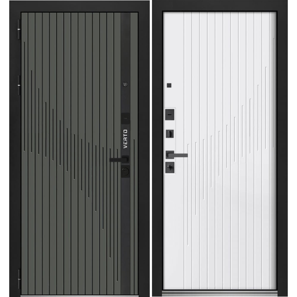 Изображение товара Металлическая дверь DIVAVerto 8 960 левая с высоким уровнем шумоизоляции