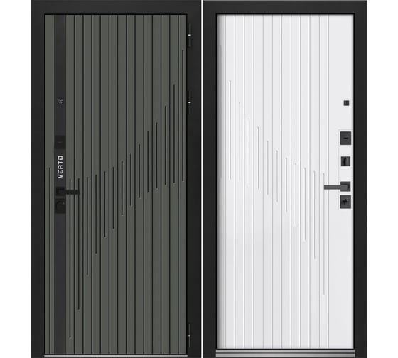 Изображение товара Дверь металлическая DIVA Verto 8 960 правая УТ-00084332