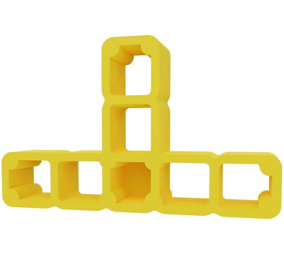 Изображение товара Фиксатор шва DECOR 10х10мм, Т-образный 80шт/пакет 338-0100 11614213