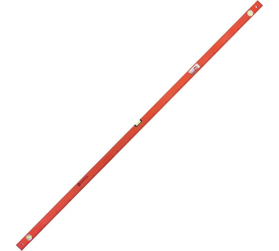 Изображение товара Уровень BARTEX алюминий, 2000 мм, 3 глазка, линейка, красный, 142904