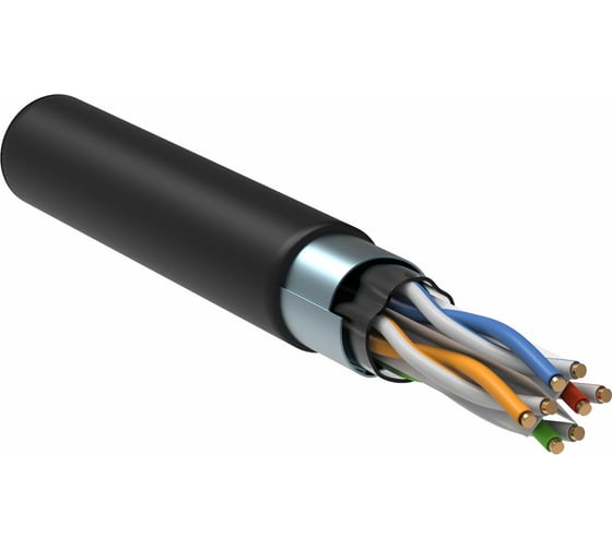 Изображение товара Витая пара ITK F/UTP кат.6 4х2х23AWG LDPE черный 305м LC3-C604-339