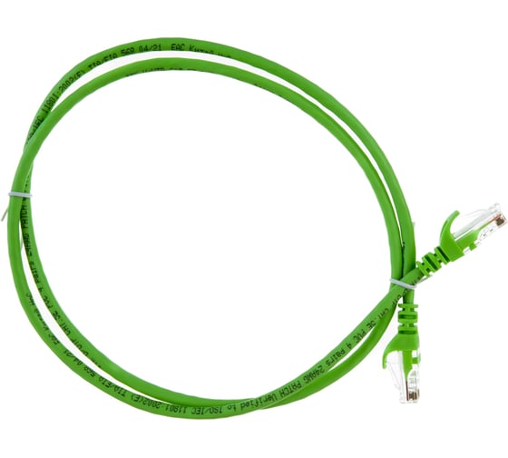 Изображение товара Коммутационный шнур ITK патч-корд, кат.5Е UTP, 1м, зеленый PC02-C5EU-1M