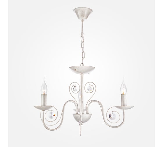 Изображение товара Подвесной светильник Eurosvet 60018 3 белый с золотом 00000076611