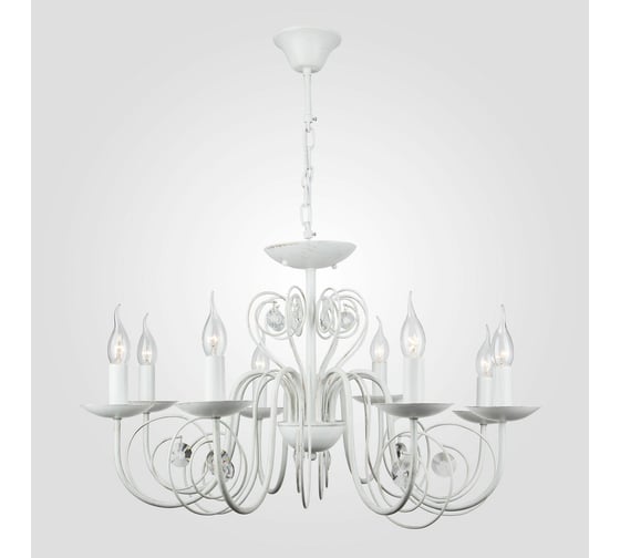 Изображение товара Подвесной светильник Eurosvet 60018 8 белый с золотом 00000076613