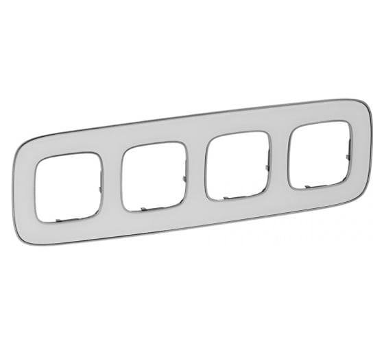 Изображение товара Рамка Legrand Valena ALLURE Зеркало, 4-постовая универсальная 754424